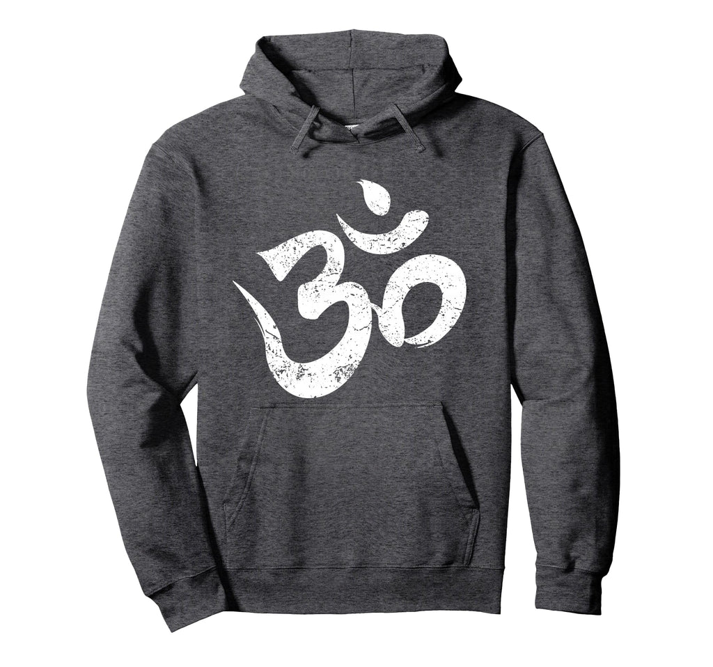 Distressed Om Meditation Spiritual Hoodie - Graphic Print for Adults - T-Shirt, Sweatshirt, Hoodie