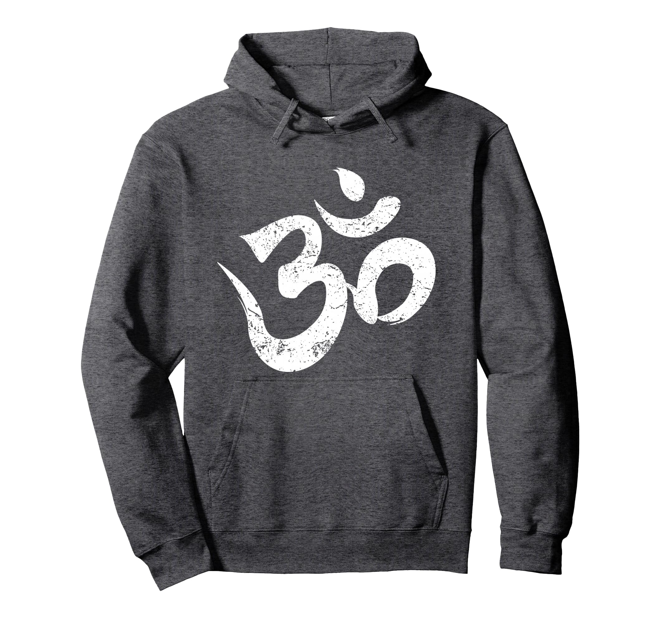 Distressed Om Meditation Spiritual Hoodie - Graphic Print for Adults - T-Shirt, Sweatshirt, Hoodie
