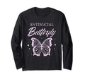 Antisocial Butterfly Introvert Gifts T-Shirt - Trendy Graphic Men Women - T-Shirt, Sweatshirt, Hoodie