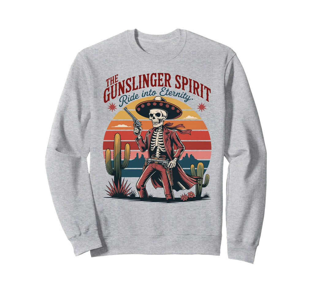 Day Dead Western Gunslinger Spirit T-Shirt - Unique Graphic for Adults - T-Shirt, Sweatshirt, Hoodie