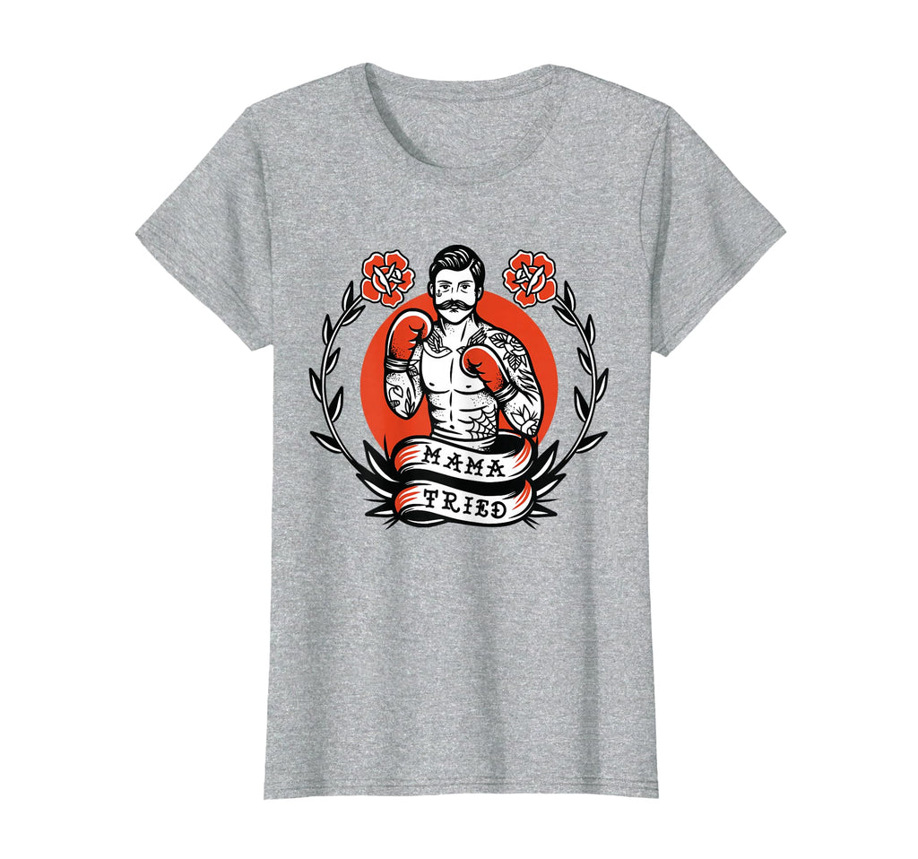 Boxer American Traditional Tattoo Old T-Shirt - Custom Art Print Men Women - T-Shirt, Sweatshirt, Hoodie