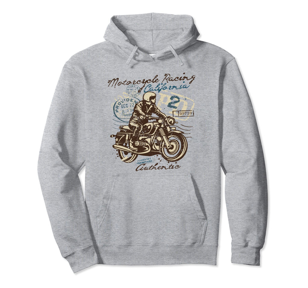 American Motorcycle California La Los Hoodie - Minimalist Print for Adults - T-Shirt, Sweatshirt, Hoodie