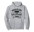 Funny Overthinker Hold Let Me Overthink Hoodie - Unique Graphic for Adults - T-Shirt, Sweatshirt, Hoodie