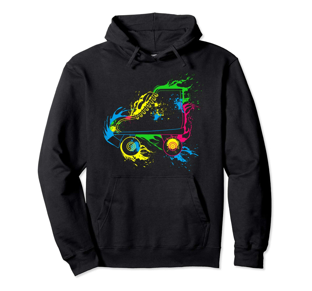 Colourful Roller Skates Hoodie - Minimalist Print Unisex - T-Shirt, Sweatshirt, Hoodie