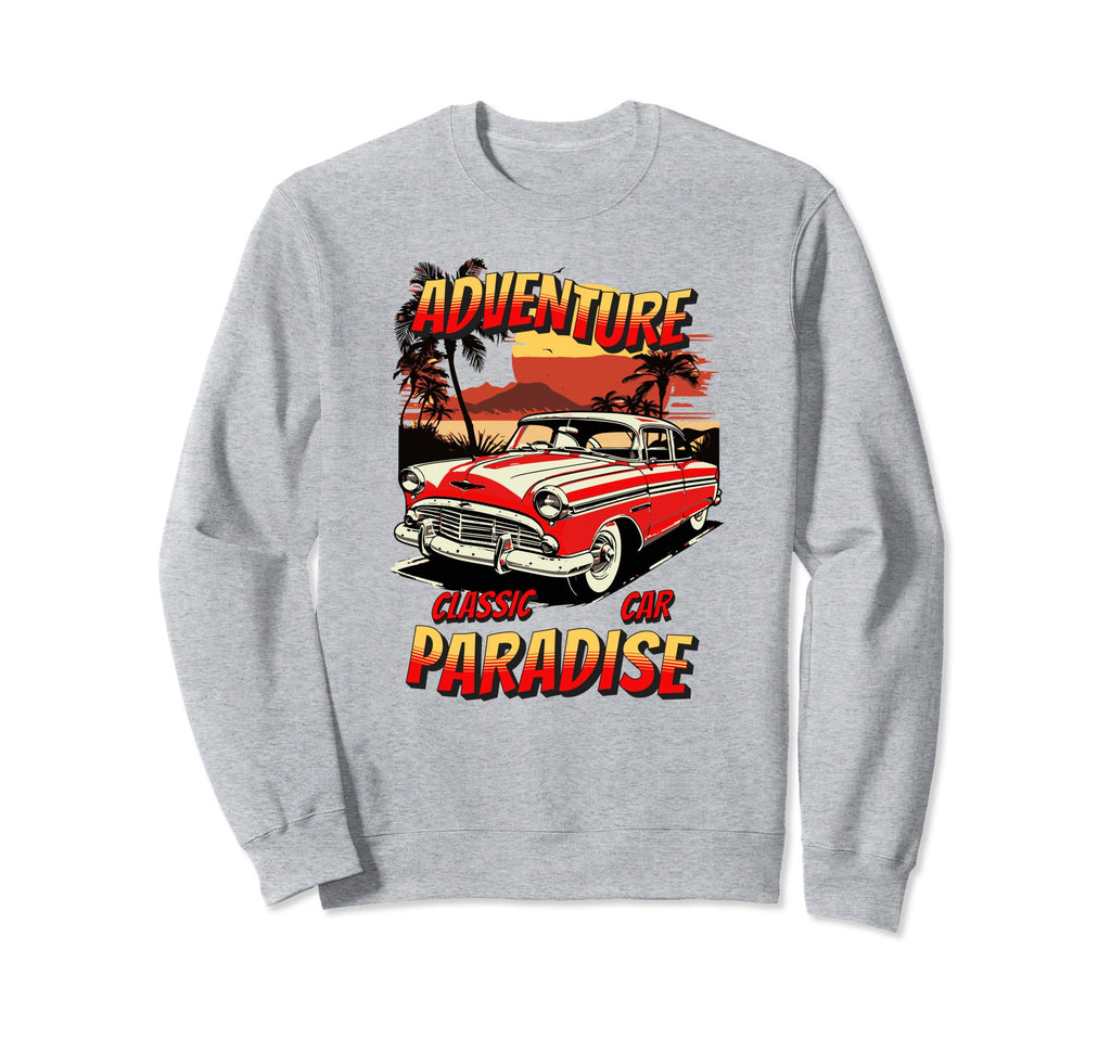 Car Enthusiast Ride Nostalgic Sweatshirt - Minimalist Print for Adults - T-Shirt, Sweatshirt, Hoodie