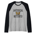 Antisocial Butterfly Funny Hermit Hoodie - Minimalist Print Men Women - T-Shirt, Sweatshirt, Hoodie