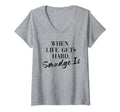 Womens Smudge It When Life Gets Hard T-Shirt - Casual Everyday Wear Unisex - T-Shirt, Sweatshirt, Hoodie