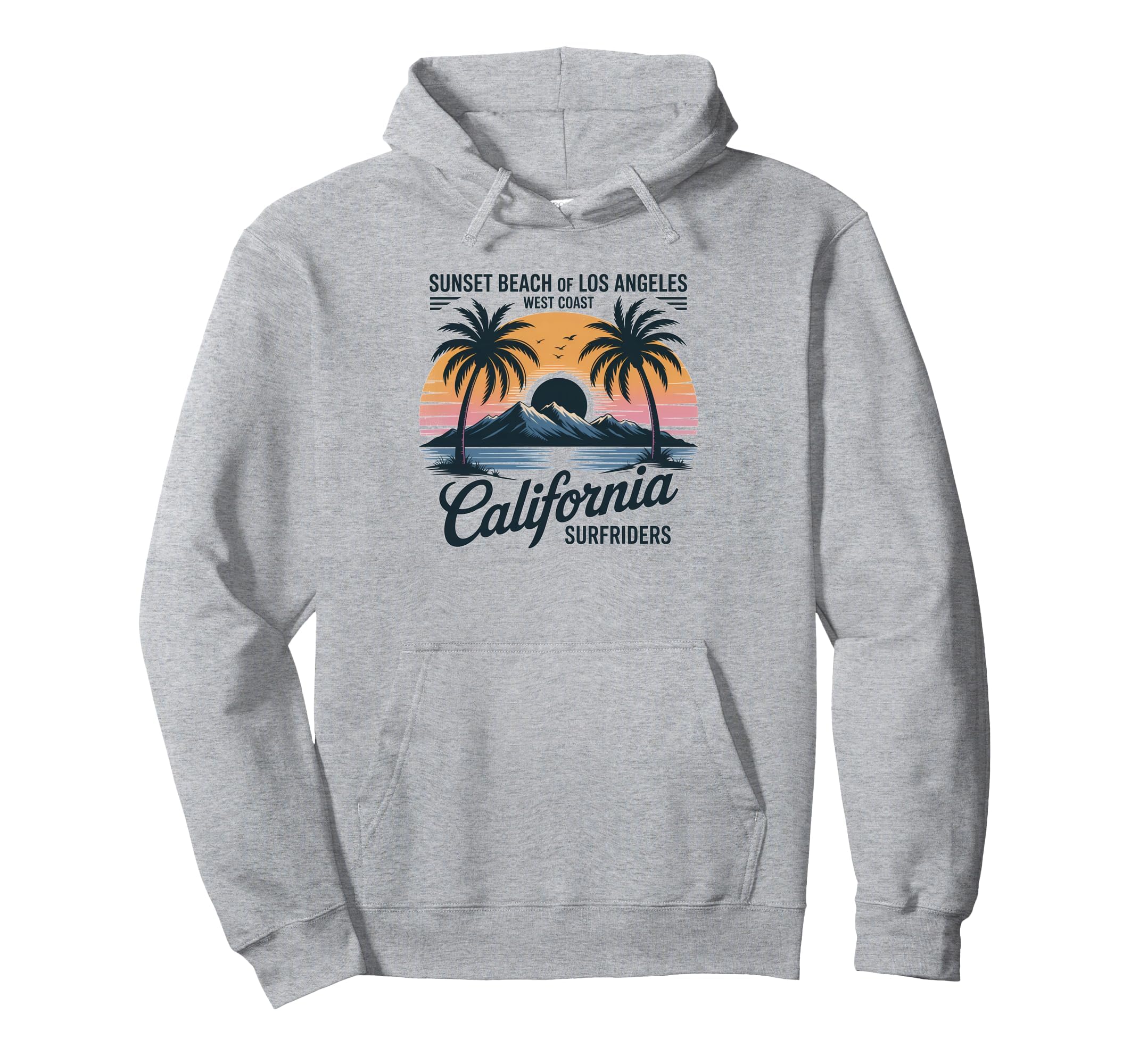 West Coast Summer Vibes California Hoodie - Streetwear Style for Adults - T-Shirt, Sweatshirt, Hoodie