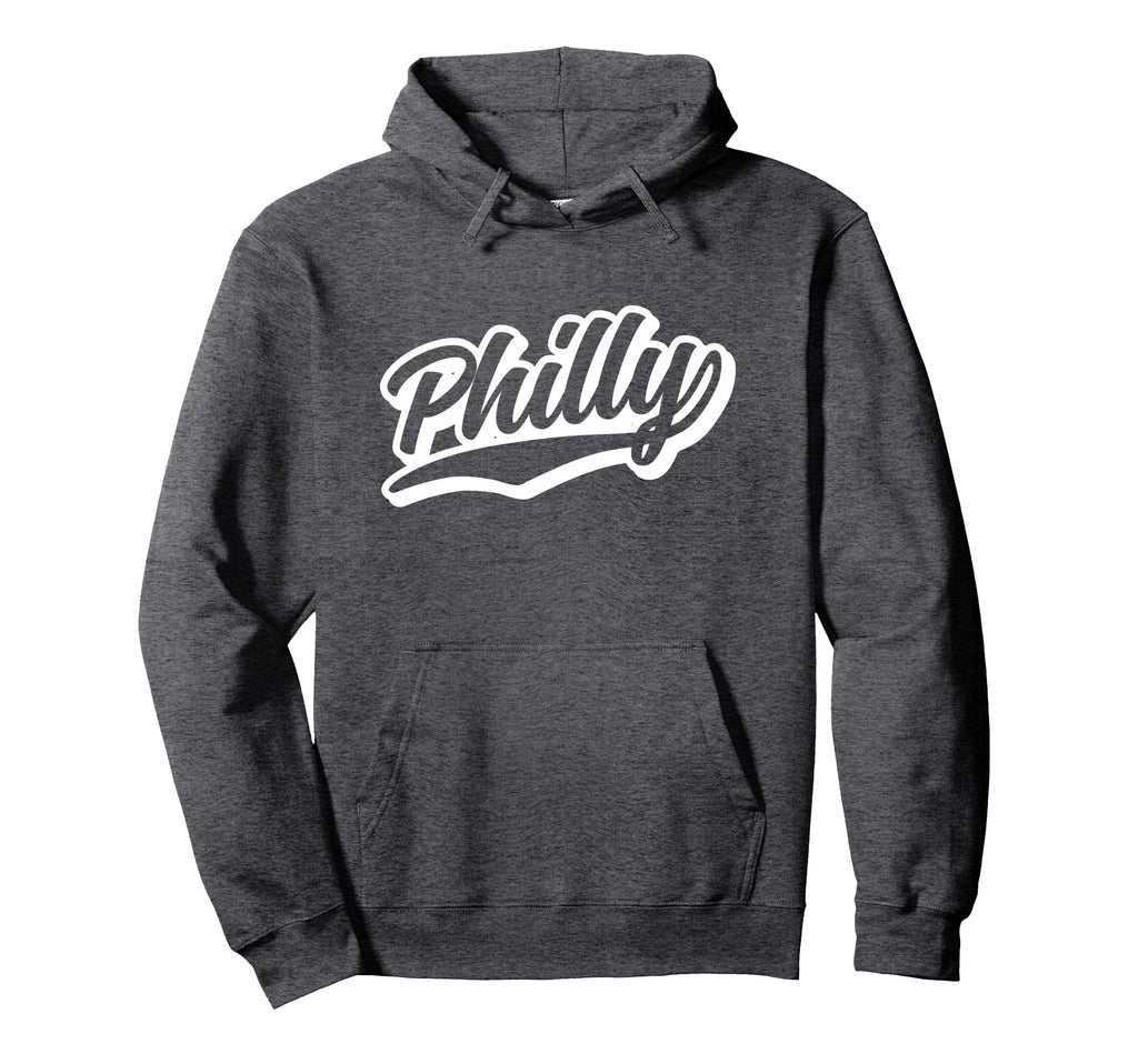 Philly Outline Script Philadelphia Love Hoodie - Graphic Print Men Women - T-Shirt, Sweatshirt, Hoodie