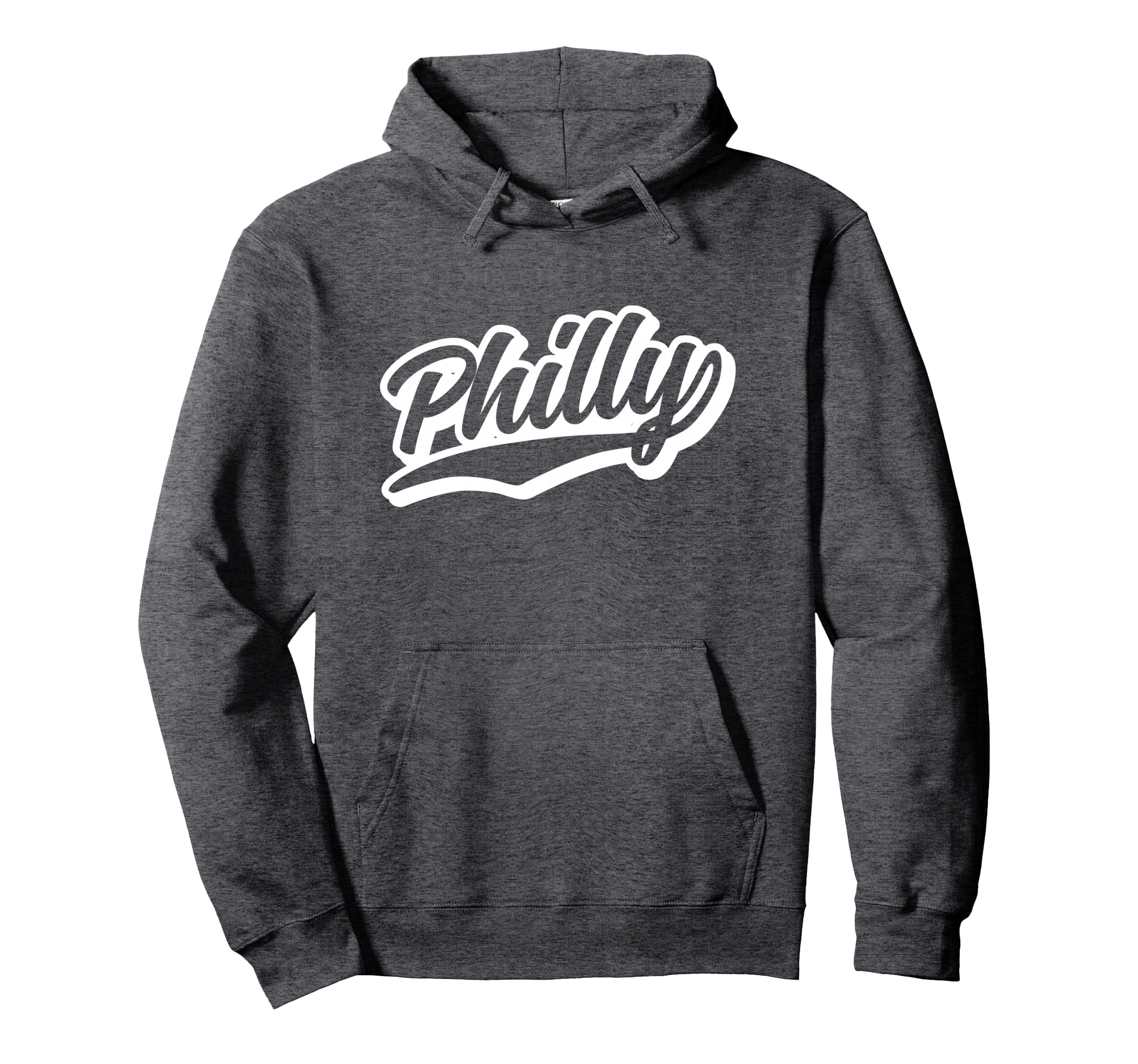 Philly Outline Script Philadelphia Love Hoodie - Graphic Print Men Women - T-Shirt, Sweatshirt, Hoodie
