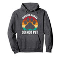 Service Human Do Not Pet Funny Hoodie - Casual Everyday Wear for Adults - T-Shirt, Sweatshirt, Hoodie