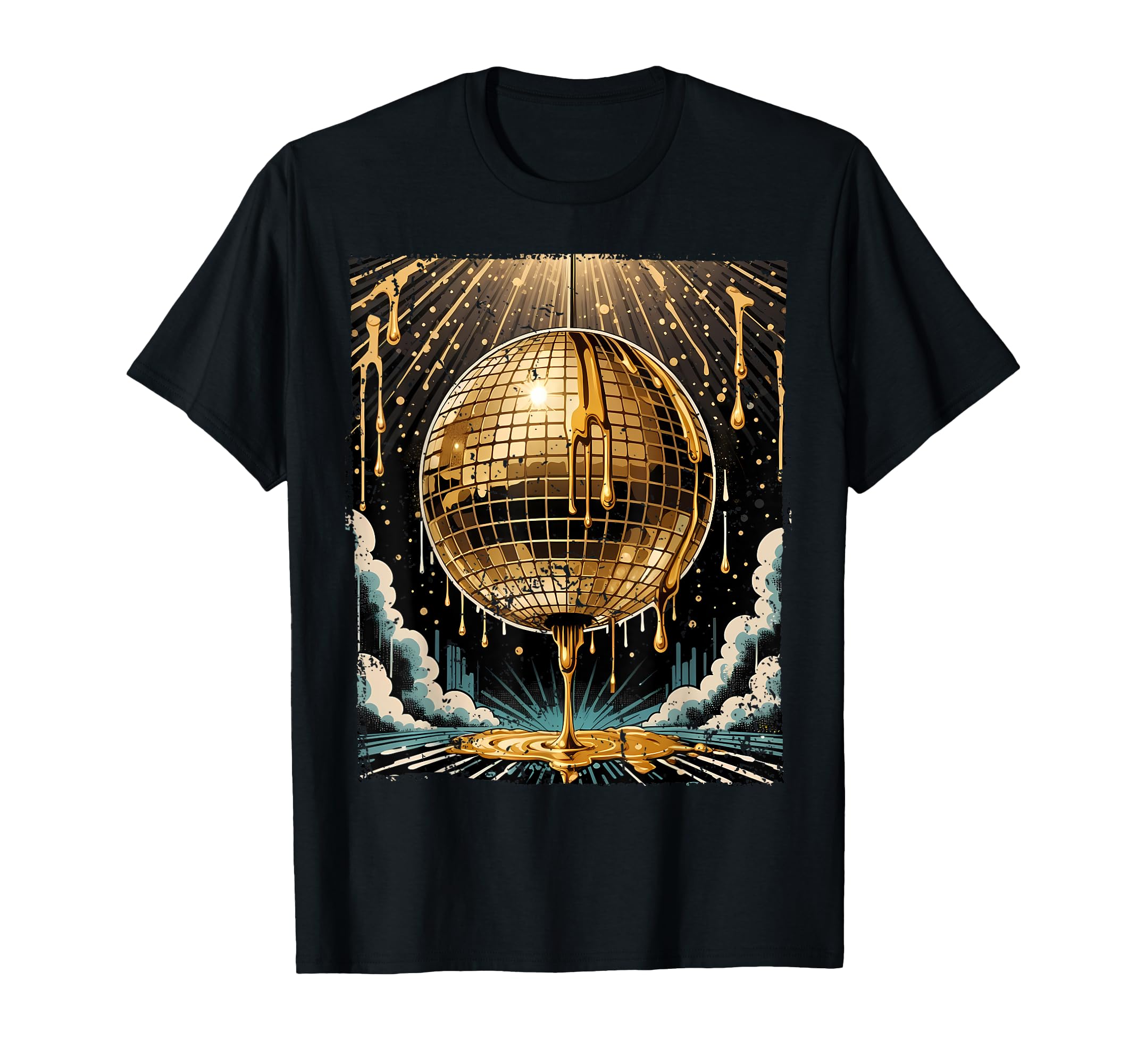 Disco Ball 80S Aesthetic T-Shirt - Minimalist Print Unisex - T-Shirt, Sweatshirt, Hoodie