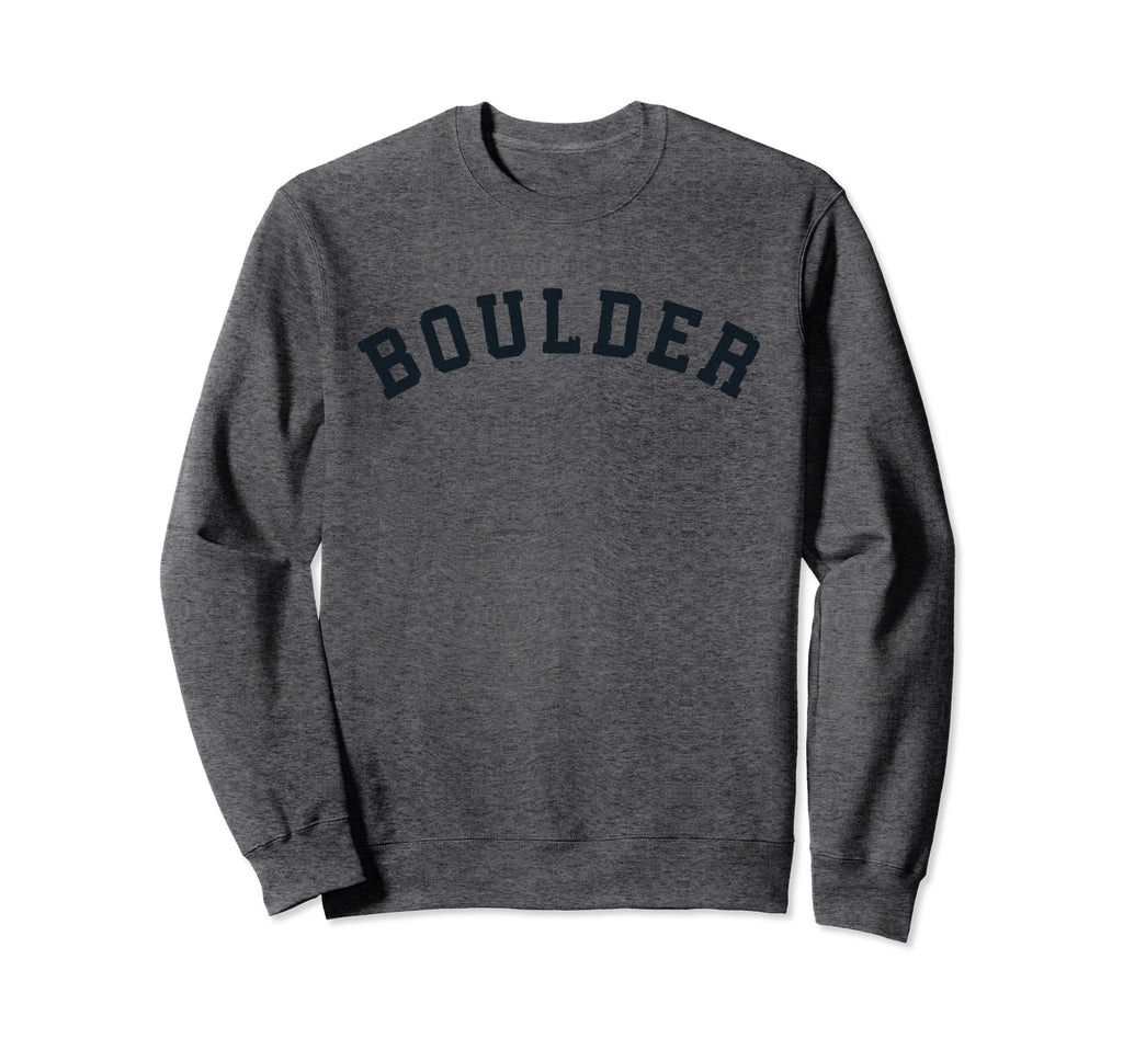 Distressed Varsity Boulder Colorado Co Sweatshirt - Custom Art Print Unisex - T-Shirt, Sweatshirt, Hoodie