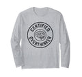 Certified Overthinker Funny Anxiety T-Shirt - Novelty Apparel Men Women - T-Shirt, Sweatshirt, Hoodie