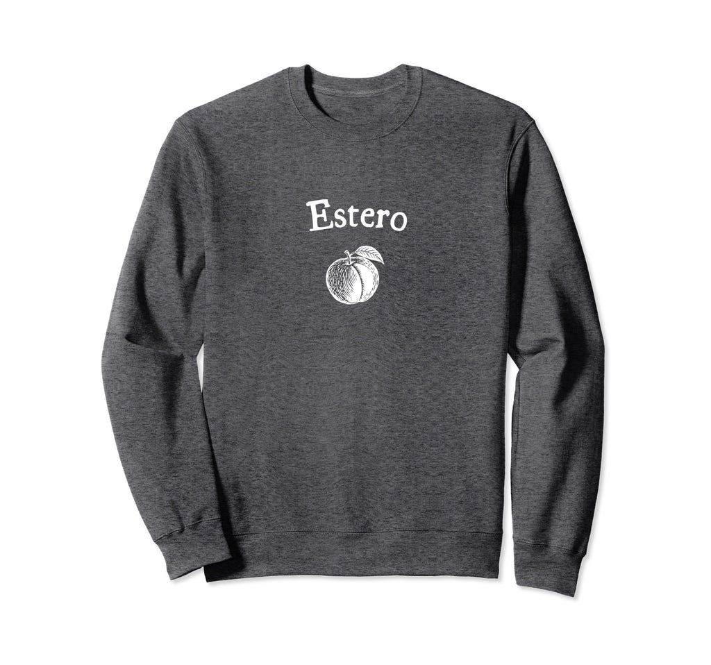 Estero Peach Minimal Art Inspired Sweatshirt - Aesthetic Graphic Men Women - T-Shirt, Sweatshirt, Hoodie