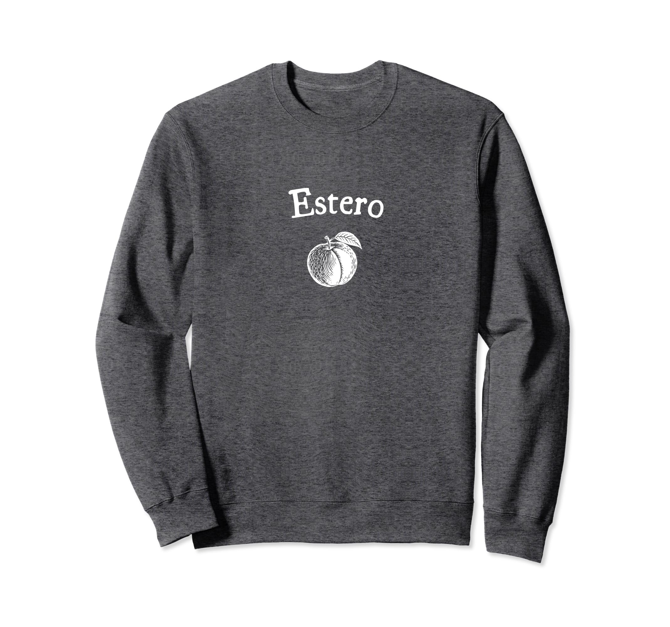 Estero Peach Minimal Art Inspired Sweatshirt - Aesthetic Graphic Men Women - T-Shirt, Sweatshirt, Hoodie