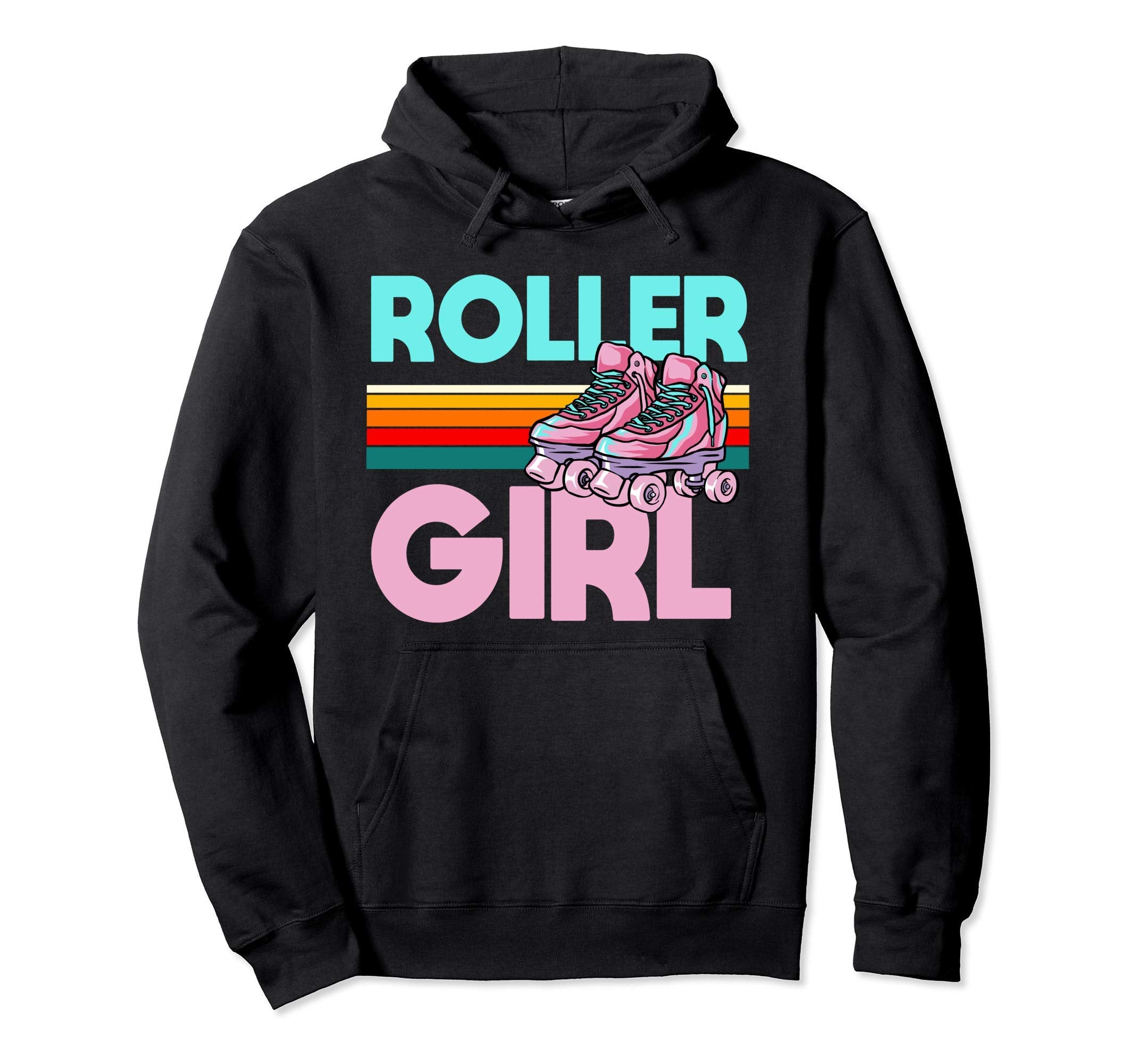 Roller Skating Theme Roller Skates Hoodie - Trendy Graphic for Adults - T-Shirt, Sweatshirt, Hoodie