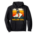 Roller Skating Theme Roller Skates Hoodie - Minimalist Print Men Women - T-Shirt, Sweatshirt, Hoodie