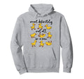 Most Definitely Not All Row Funny Duck Hoodie - Aesthetic Graphic Unisex - T-Shirt, Sweatshirt, Hoodie