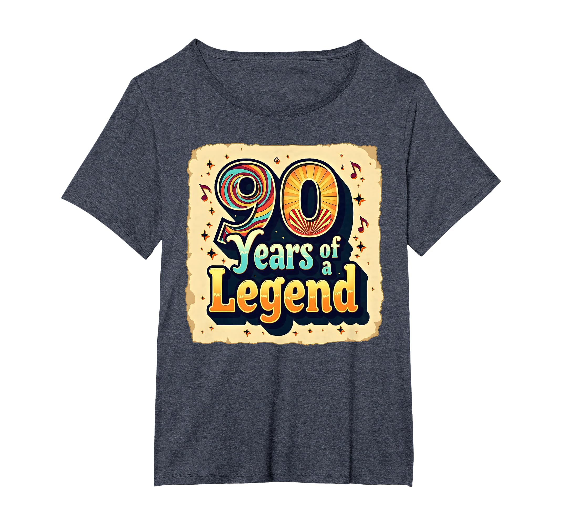 90 Years Legend Birthday Gift Nostalgic T-Shirt - Trendy Graphic Unisex - T-Shirt, Sweatshirt, Hoodie