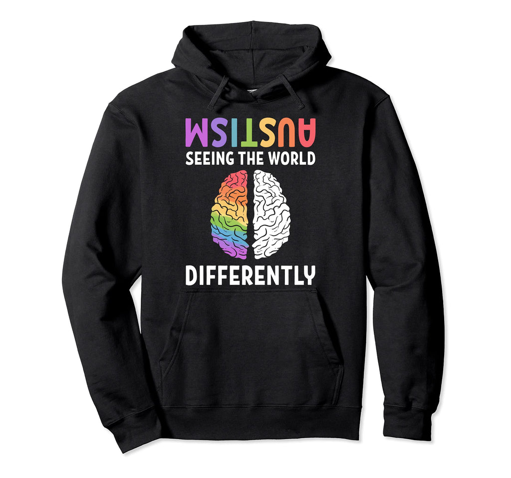 Autism Neurodiversity Autism Seeing Hoodie - Trendy Graphic for Adults - T-Shirt, Sweatshirt, Hoodie