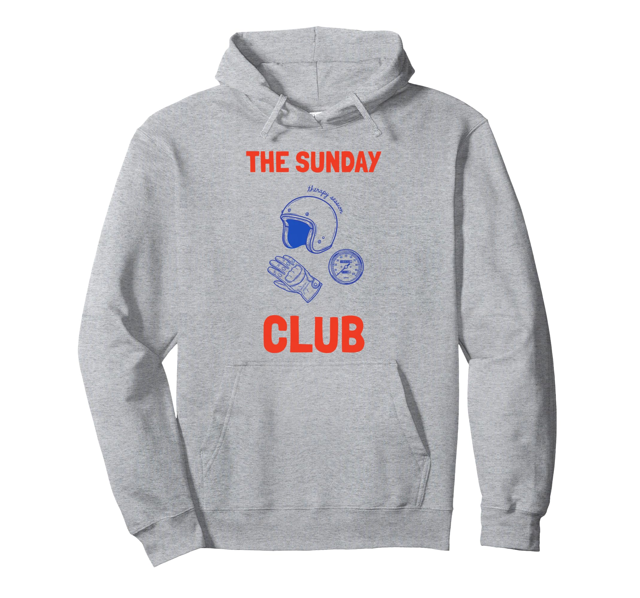 Sunday Club Therapy Session Helmet Biker Hoodie - Streetwear Style Unisex - T-Shirt, Sweatshirt, Hoodie
