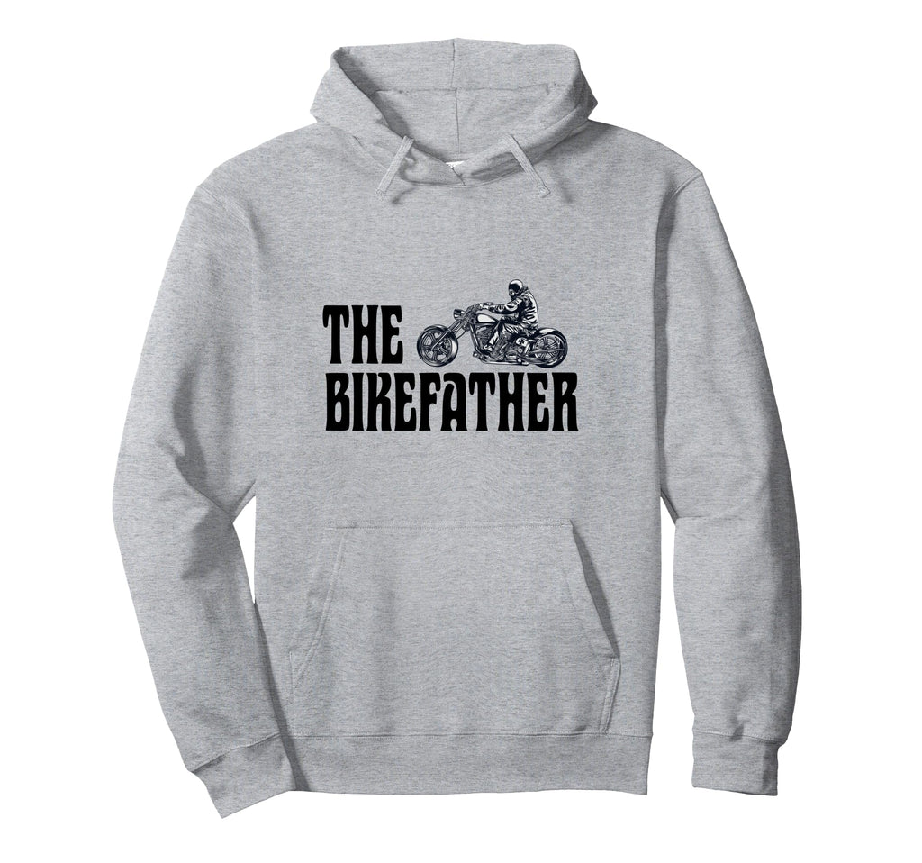 Biker Bikefather Biker Dad Funny Hoodie - Trendy Graphic Men Women - T-Shirt, Sweatshirt, Hoodie