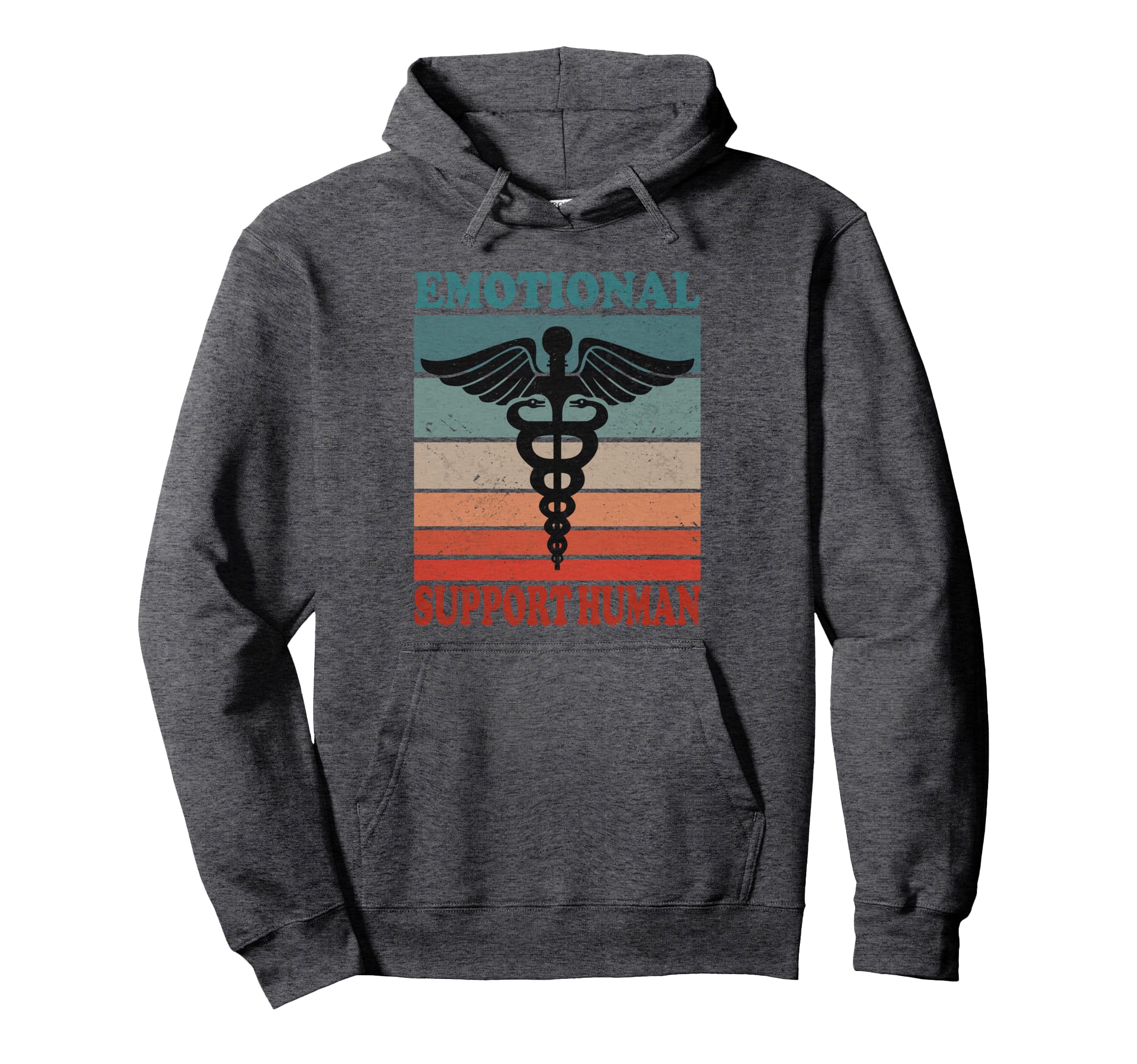 Emotional Support Human Service People Hoodie - Unique Graphic Unisex - T-Shirt, Sweatshirt, Hoodie