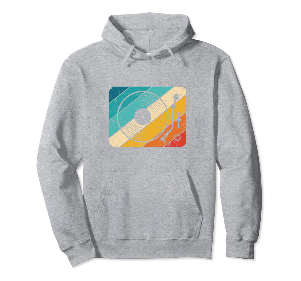 Vinly Record Player Record Lp Music Hoodie - Minimalist Print Men Women - T-Shirt, Sweatshirt, Hoodie