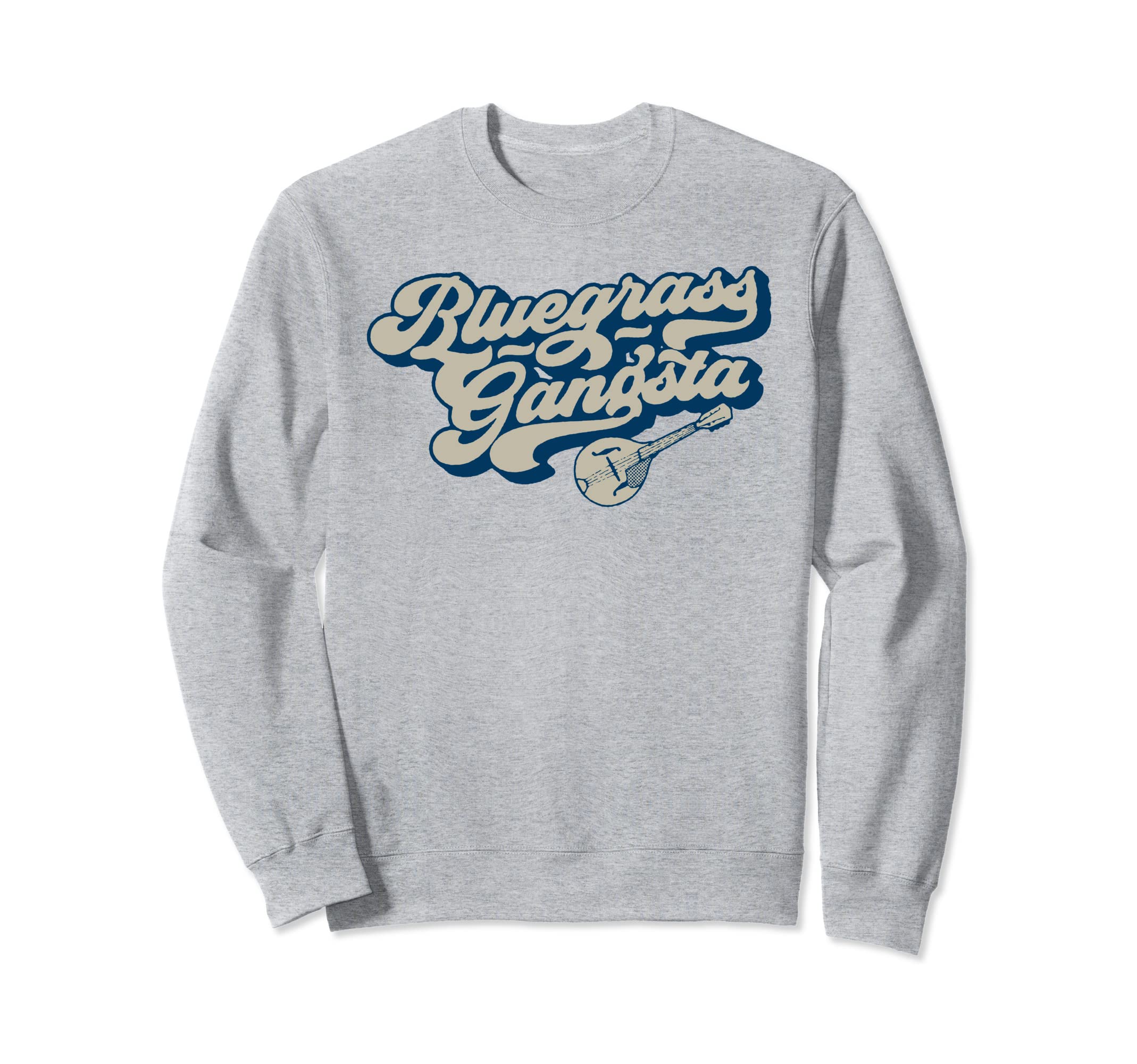 Bluegrass Gangsta Script Sweatshirt - Aesthetic Graphic for Adults - T-Shirt, Sweatshirt, Hoodie