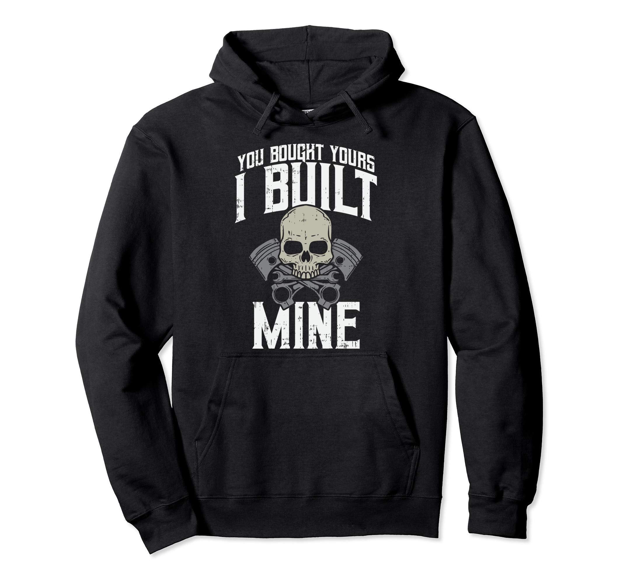 Funny Diesel Mechanic Motorcycle Bought Hoodie - Minimalist Print Unisex - T-Shirt, Sweatshirt, Hoodie