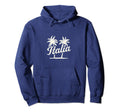 Italy 70S Palm Trees Hoodie - Minimalist Print for Adults - T-Shirt, Sweatshirt, Hoodie