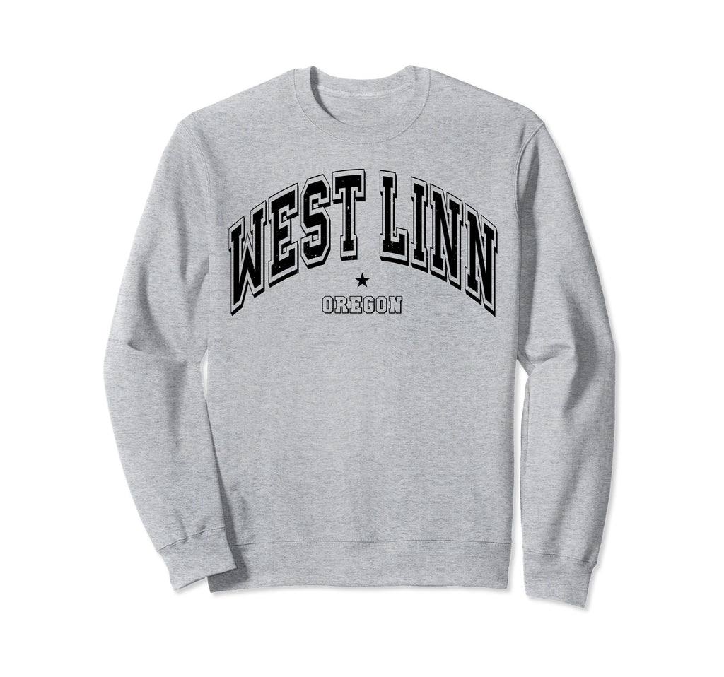Throwback Athletic West Linn Sweatshirt - Aesthetic Graphic Men Women - T-Shirt, Sweatshirt, Hoodie