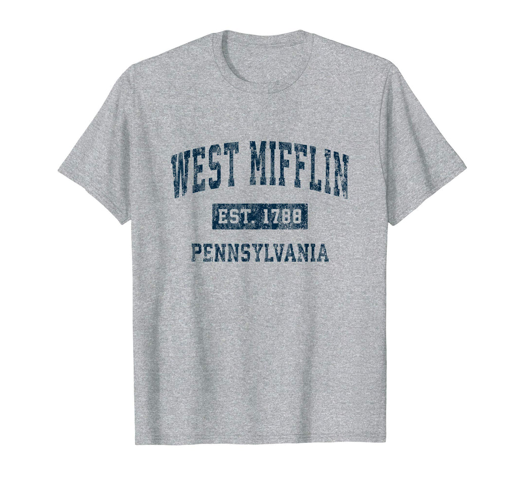 West Mifflin Pennsylvania Pa T-Shirt - Fun Novelty Design for Adults - T-Shirt, Sweatshirt, Hoodie