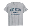West Mifflin Pennsylvania Pa T-Shirt - Fun Novelty Design for Adults - T-Shirt, Sweatshirt, Hoodie