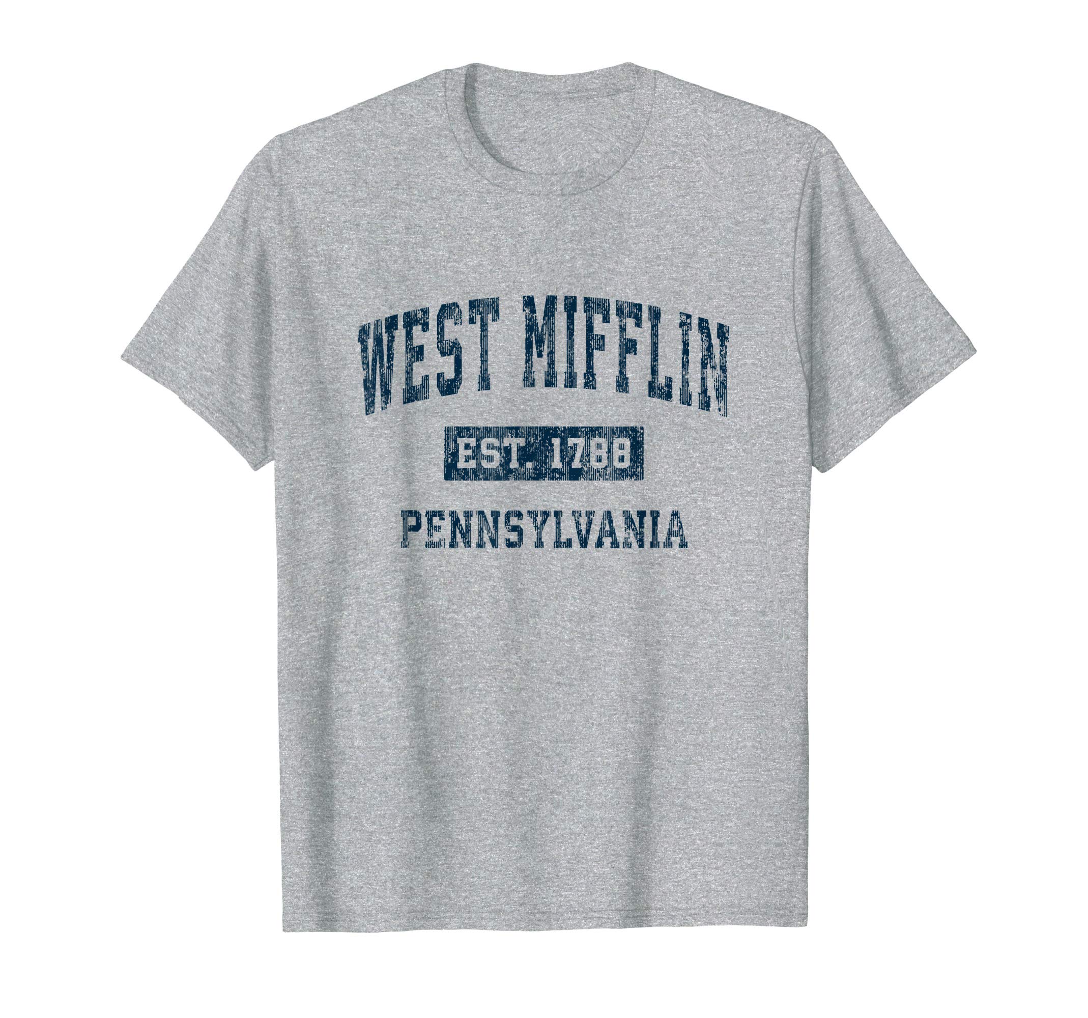 West Mifflin Pennsylvania Pa T-Shirt - Fun Novelty Design for Adults - T-Shirt, Sweatshirt, Hoodie