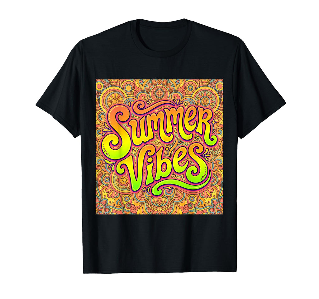 Summer Vibes Psychedelic Groove T-Shirt - Streetwear Style Unisex - T-Shirt, Sweatshirt, Hoodie