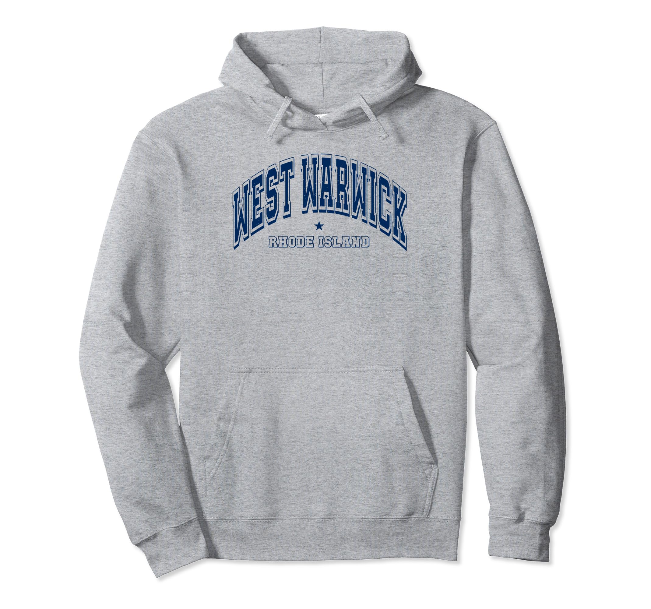 Throwback West Warwick Rhode Island Hoodie - Aesthetic Graphic for Adults - T-Shirt, Sweatshirt, Hoodie