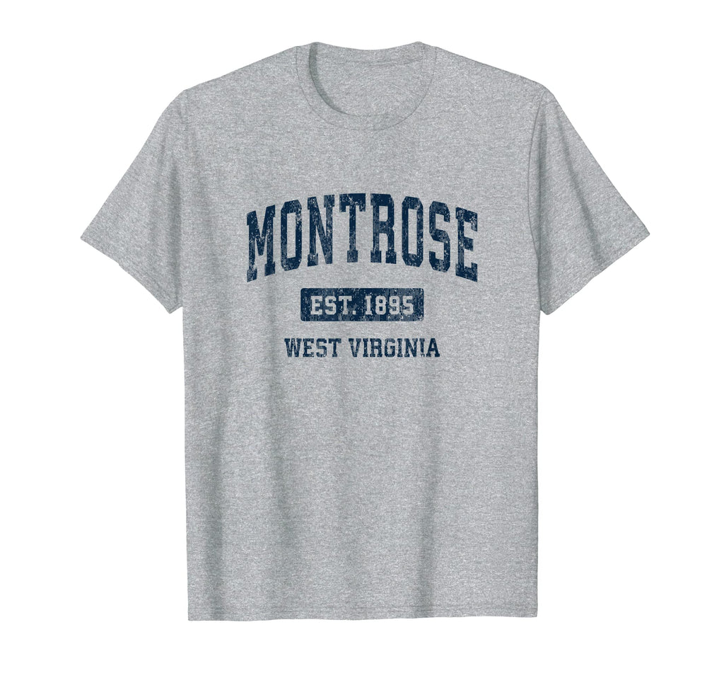 Montrose West Virginia Wv Athletic Sports T-Shirt - Novelty Apparel Unisex - T-Shirt, Sweatshirt, Hoodie
