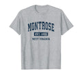 Montrose West Virginia Wv Athletic Sports T-Shirt - Novelty Apparel Unisex - T-Shirt, Sweatshirt, Hoodie