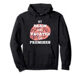 Adhd My Brain Has Vacated Premises Hoodie - Minimalist Print Men Women - T-Shirt, Sweatshirt, Hoodie