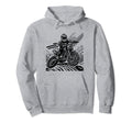 Motorcycle Cross Bike Race Ride Hoodie - Minimalist Print for Adults - T-Shirt, Sweatshirt, Hoodie