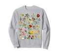 Flower Floral Botanical Chart Sweatshirt - Streetwear Style Men Women - T-Shirt, Sweatshirt, Hoodie