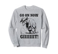 Go Now Git Cowboy Opossum Country Western Sweatshirt - Graphic Print Unisex - T-Shirt, Sweatshirt, Hoodie