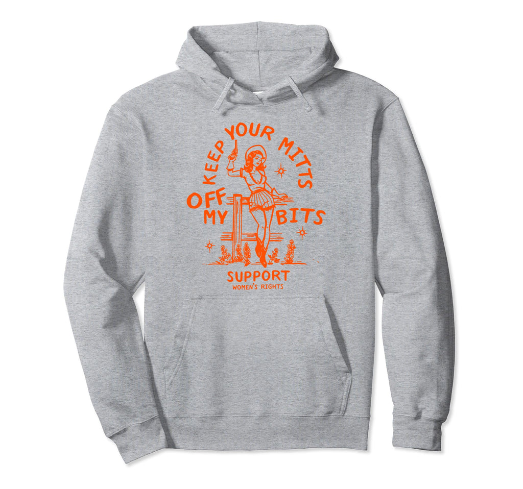 Western Pinup Cowgirl Support Hoodie - Casual Everyday Wear Men Women - T-Shirt, Sweatshirt, Hoodie