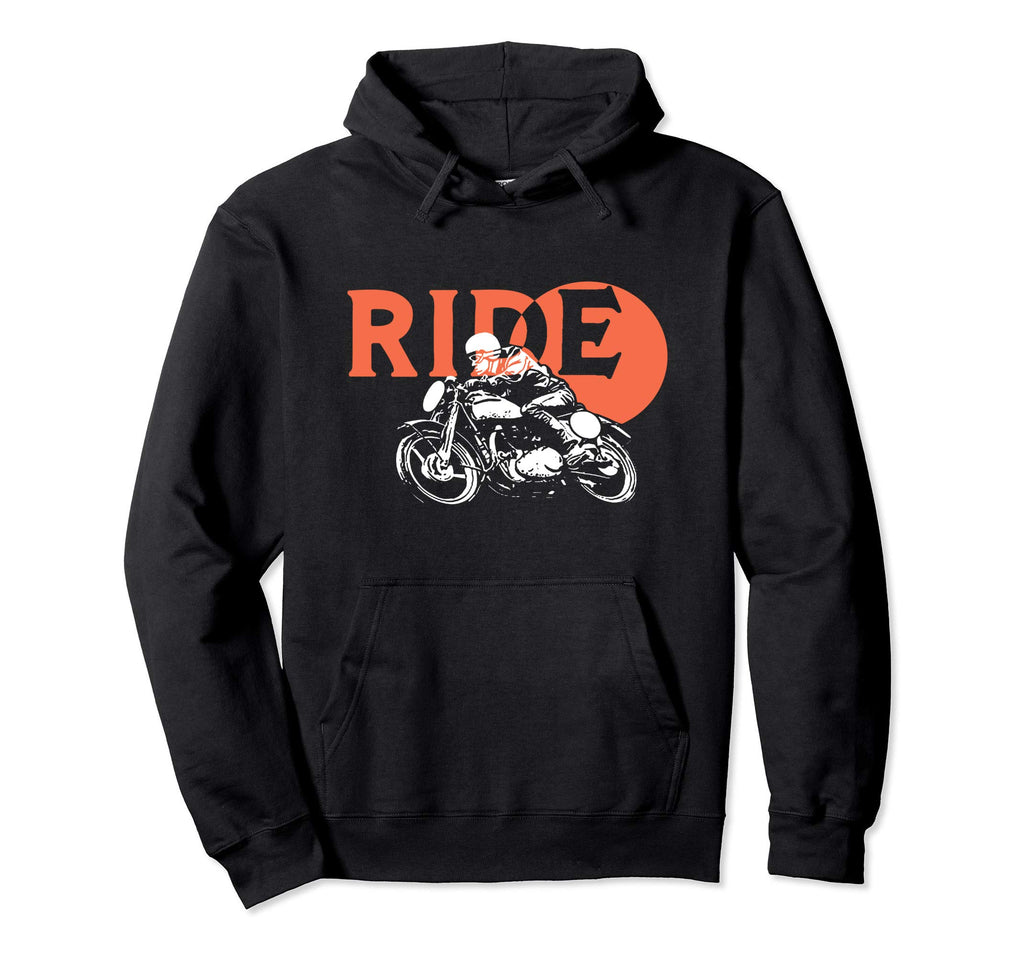 Ride Motorcycle Rider Hoodie - Unique Graphic for Adults - T-Shirt, Sweatshirt, Hoodie