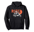 Ride Motorcycle Rider Hoodie - Unique Graphic for Adults - T-Shirt, Sweatshirt, Hoodie