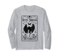 Mothman Tarot Card Antisocial Butterfly T-Shirt - Novelty Apparel Unisex - T-Shirt, Sweatshirt, Hoodie