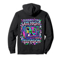Late Night Television 80S Memorabilia Hoodie - Custom Art Print Men Women - T-Shirt, Sweatshirt, Hoodie