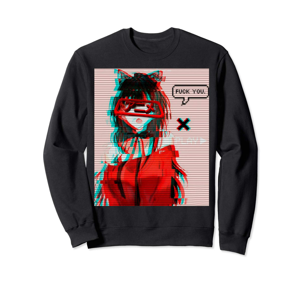 Aesthetic Vaporwave Japanese Futurism Sweatshirt - Novelty Apparel Unisex - T-Shirt, Sweatshirt, Hoodie